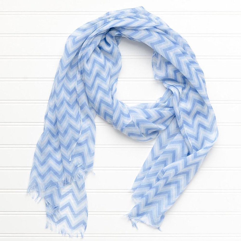 Zigzag Fringed Scarf